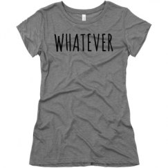 Ladies Slim Fit Super Soft Triblend Tee