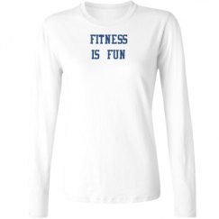 Ladies Relaxed Fit Basic Long Sleeve Tee