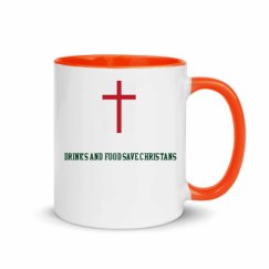 11oz Ceramic Mug with Color Inside