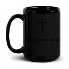 15oz Black Glossy Mug