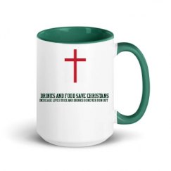 15oz Ceramic Mug with Color Inside