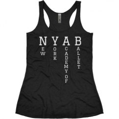 Ladies Slim Fit Super Soft Racerback Triblend Tank