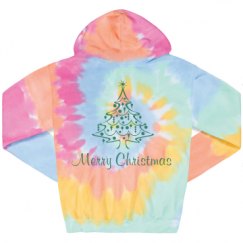 Unisex Tie-Dye Fleece Hoodie