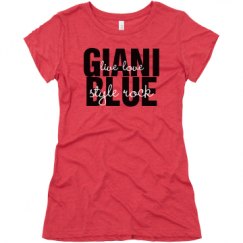 Ladies Slim Fit Super Soft Triblend Tee