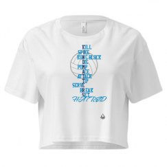 Ladies Festival Cali Crop Top Tee