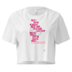 Ladies Festival Cali Crop Top Tee