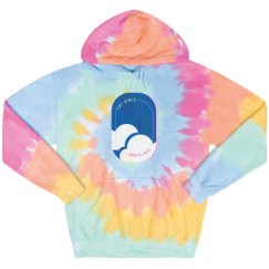 Unisex Tie-Dye Fleece Hoodie