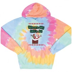 Unisex Tie-Dye Fleece Hoodie