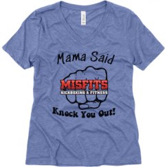 Ladies Relaxed Fit Super Soft Triblend V-Neck Tee