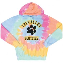 Unisex Tie-Dye Fleece Hoodie