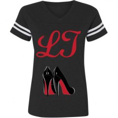 Ladies Relaxed Fit Vintage Sports Tee