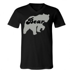 Unisex V-Neck Jersey Tee