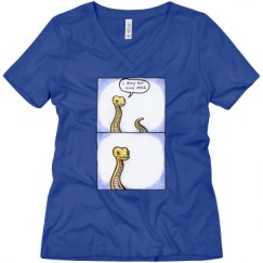 Ladies Relaxed Fit V-Neck Tee