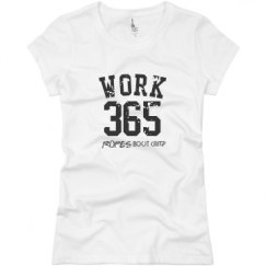 Ladies Slim Fit Basic Promo Jersey Tee