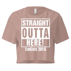 Ladies Festival Cali Crop Top Tee