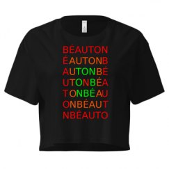 Ladies Festival Cali Crop Top Tee