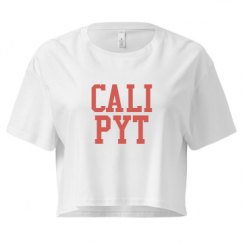 Ladies Festival Cali Crop Top Tee