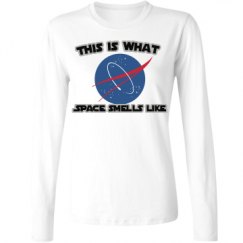 Ladies Relaxed Fit Basic Long Sleeve Tee