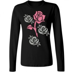 Ladies Relaxed Fit Basic Long Sleeve Tee