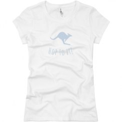 Ladies Slim Fit Basic Promo Jersey Tee