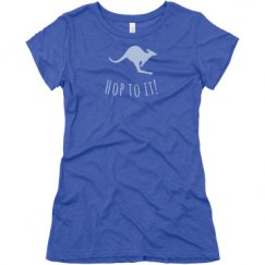 Ladies Slim Fit Super Soft Triblend Tee