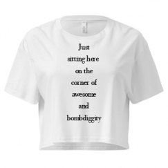 Ladies Festival Cali Crop Top Tee