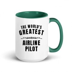 15oz Ceramic Mug with Color Inside