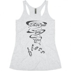 Ladies Slim Fit Super Soft Racerback Triblend Tank