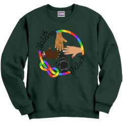 Unisex Film and Foil Crewneck Sweatshirt