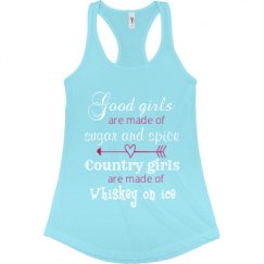 Ladies Slim Fit Racerback Tank Top
