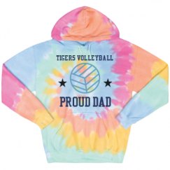 Unisex Tie-Dye Fleece Hoodie