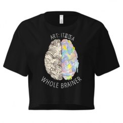 Ladies Festival Cali Crop Top Tee