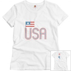 Usa Vintage Sports Tee