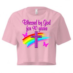 Ladies Festival Cali Crop Top Tee