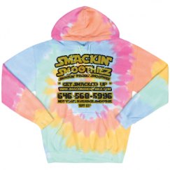 Unisex Tie-Dye Fleece Hoodie