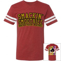 SMACKIN' UNISEX VINTAGE SPORTS T-SHIRT (RED)