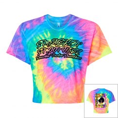 SMACKIN' LADIES NEON RAINBOW CROP TOP 