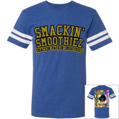 SMACKIN' UNISEX VINTAGE SPORTS T-SHIRT (NAVY BLUE)