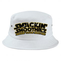 SMACKIN' BUCKET HAT (WHITE/BLACK/GOLD)
