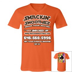 SMACKIN' V-NECK TEE (ORANGE)