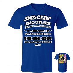 SMACKIN' V-NECK TEE (ROYAL BLUE)