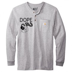 Unisex Carhartt Long Sleeve Henley Tee 