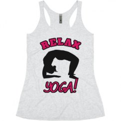 Ladies Slim Fit Super Soft Racerback Triblend Tank