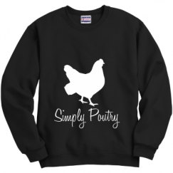 Unisex Film and Foil Crewneck Sweatshirt