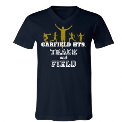 Unisex V-Neck Jersey Tee