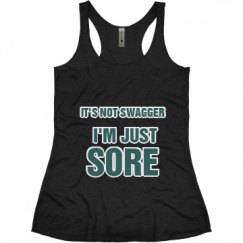 Ladies Slim Fit Super Soft Racerback Triblend Tank