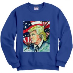 Unisex Film and Foil Crewneck Sweatshirt