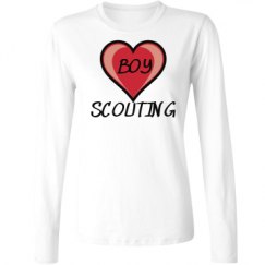 Ladies Relaxed Fit Basic Long Sleeve Tee