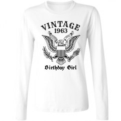 Ladies Relaxed Fit Basic Long Sleeve Tee