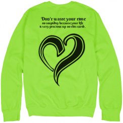 Unisex Neon Crewneck Sweatshirt